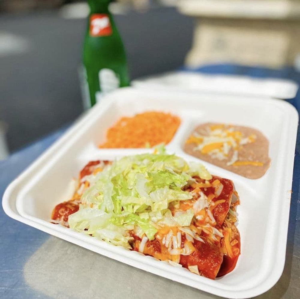 Beef Enchiladas (2) at El Pueblo Mexican Food