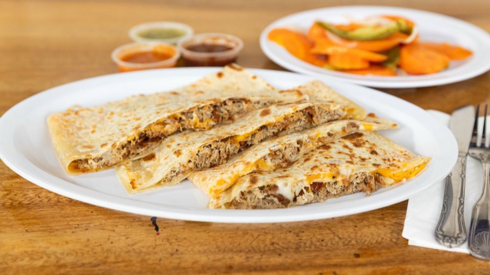 Carnitas Quesadilla at El Pueblo Mexican Food
