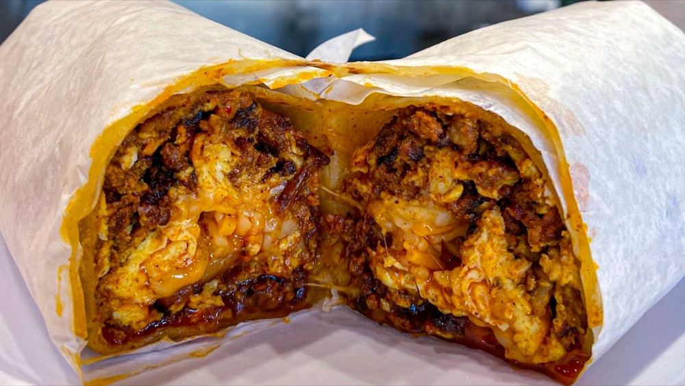 Chorizo Burrito at El Pueblo Mexican Food