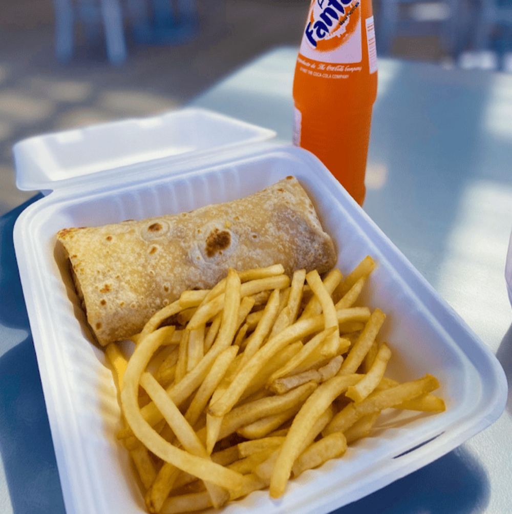 Kids Bean and Cheese Burrito at El Pueblo Mexican Food