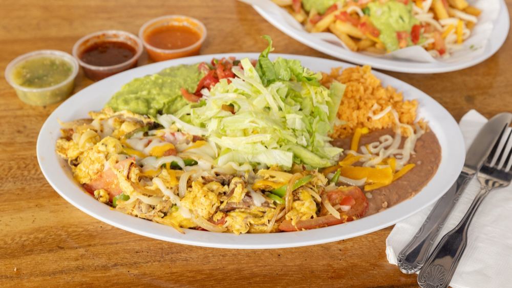 Machaca Plate at El Pueblo Mexican Food