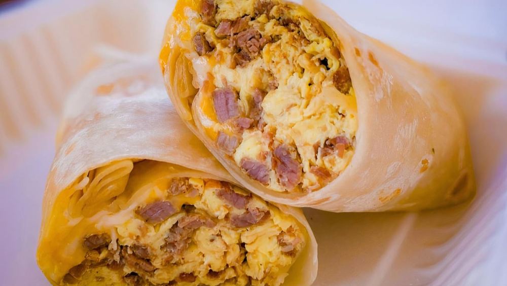 Steak and Eggs Burrito at El Pueblo Mexican Food